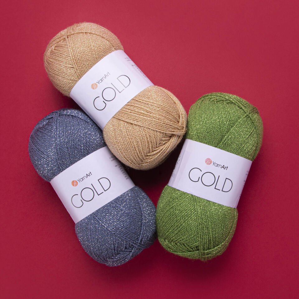 YARNART GOLD - SİMLİ EL ÖRGÜ İPİ
