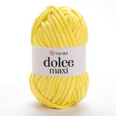 YARNART DOLCE MAXI - KADİFE EL ÖRGÜ İPİ SARI - 761