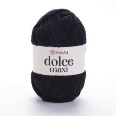 YARNART DOLCE MAXI - KADİFE EL ÖRGÜ İPİ SİYAH - 742