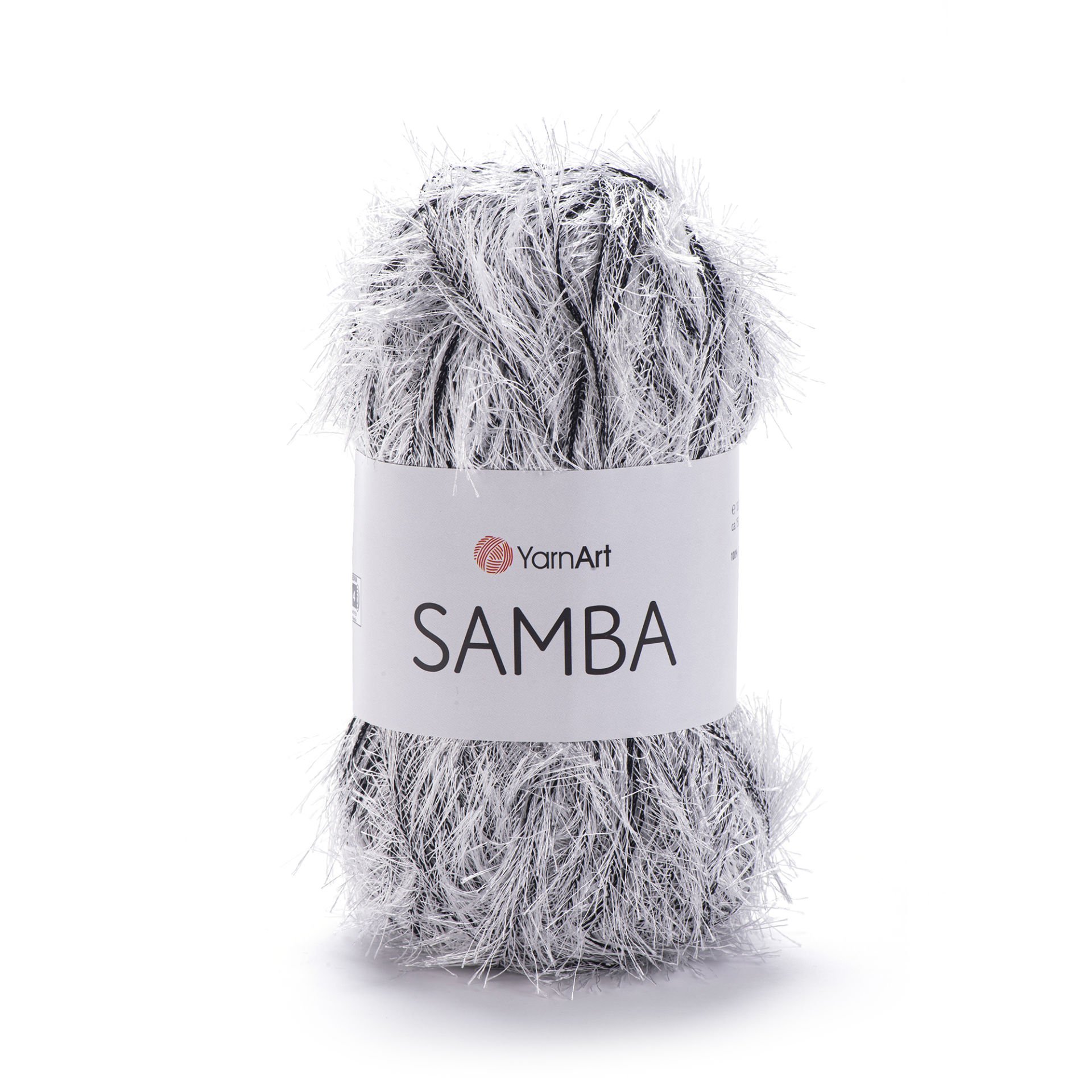 YARNART SAMBA - EL ÖRGÜ İPİ KIRÇILLI AÇIK GRİ - A64