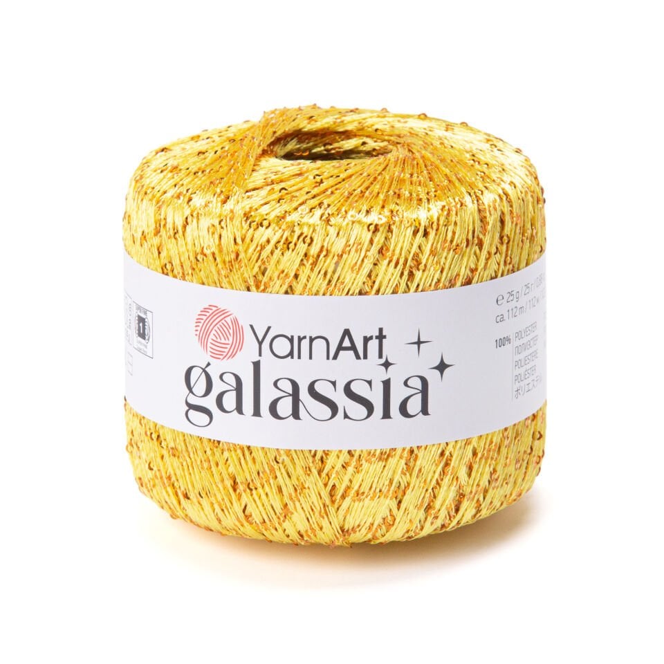 YARNART GALASSIA - EL ÖRGÜ İPİ SARI - 5828