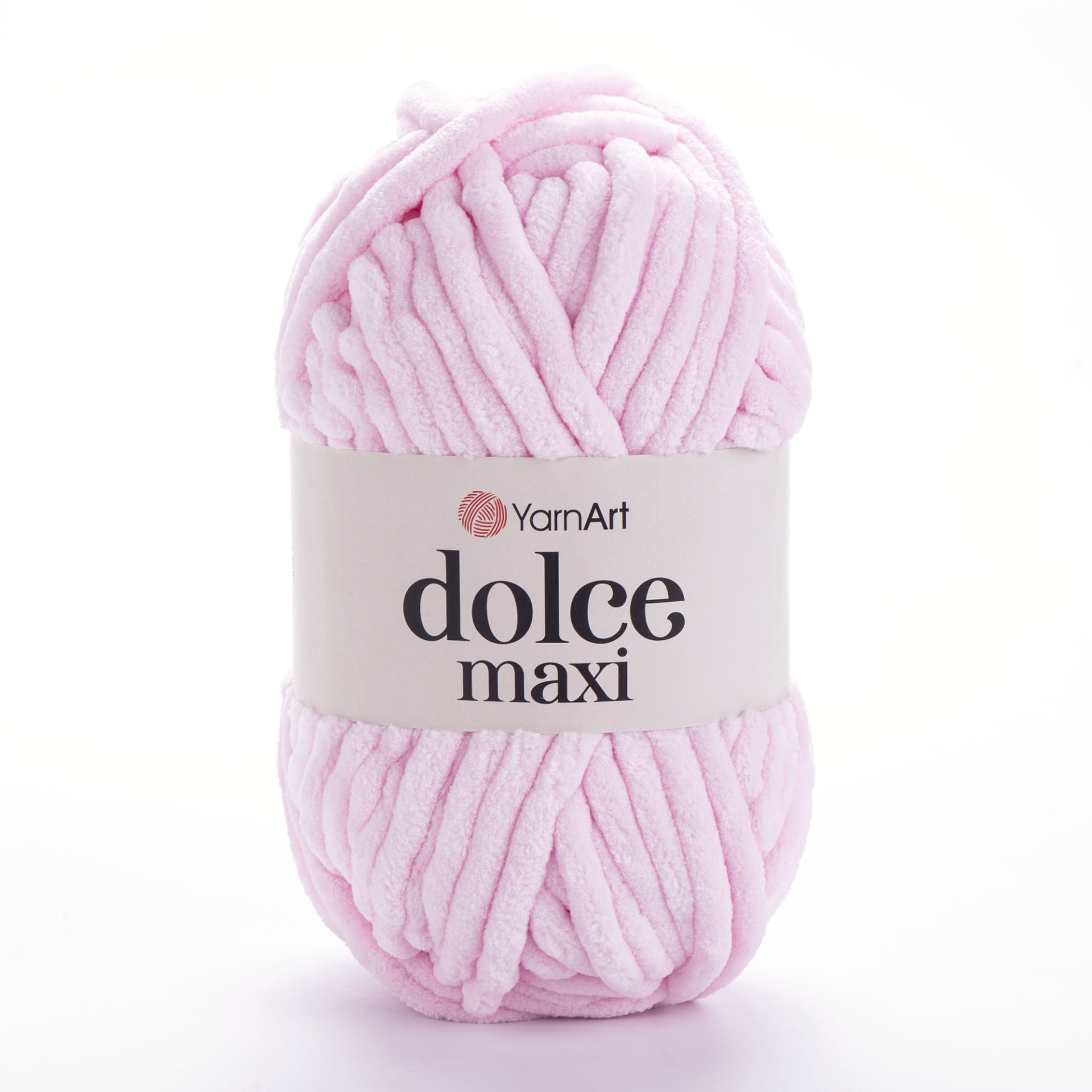 YARNART DOLCE MAXI - KADİFE EL ÖRGÜ İPİ ŞEKER PEMBESİ - 750