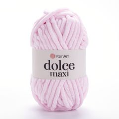 YARNART DOLCE MAXI - KADİFE EL ÖRGÜ İPİ ŞEKER PEMBESİ - 750