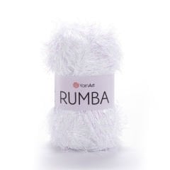 YARNART RUMBA - SİMLİ EL ÖRGÜ İPİ BEYAZ - 106
