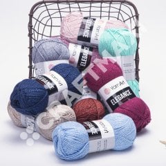 YARNART ELEGANCE - SİMLİ EL ÖRGÜ İPİ