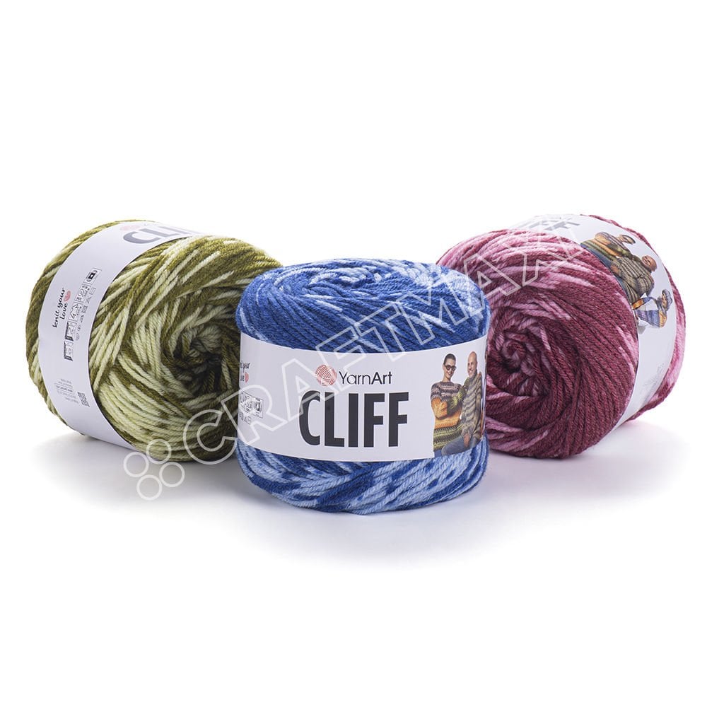 YARNART CLIFF - EBRULİ EL ÖRGÜ İPİ