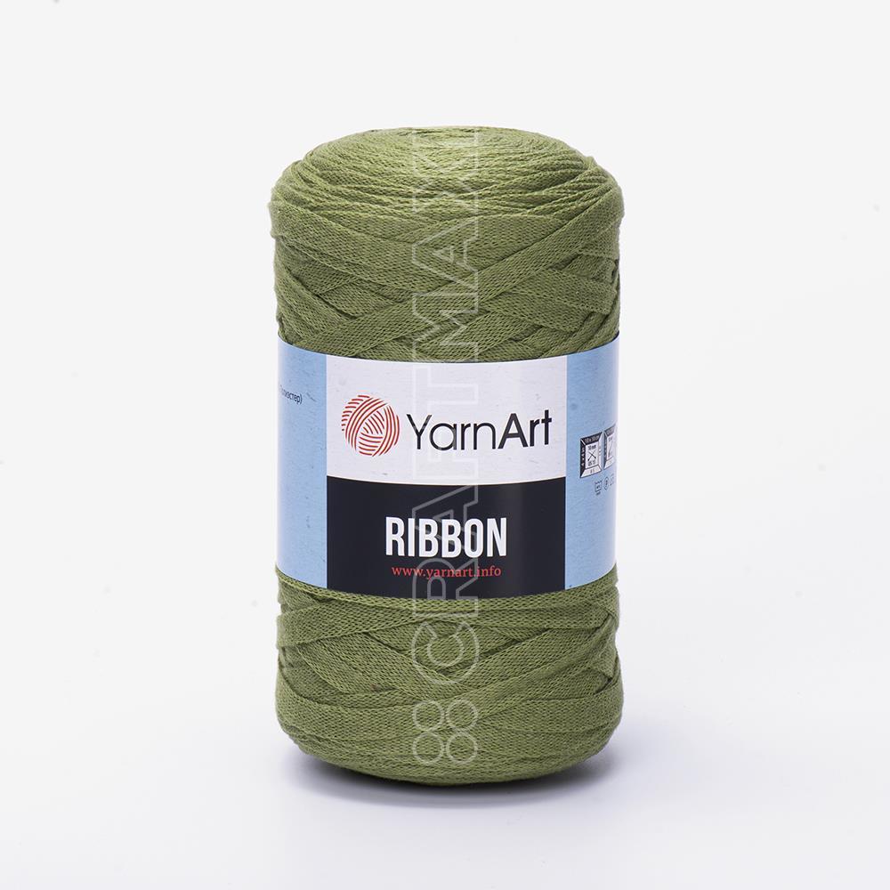 YARNART RIBBON - AKSESUAR EL ÖRGÜ İPİ ZEYTİN YEŞİLİ - 787