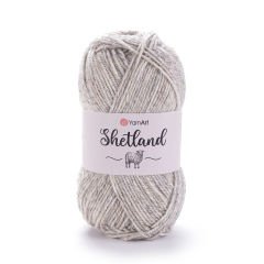 YARNART SHETLAND - EL ÖRGÜ İPİ KIRÇILLI KREM - 535