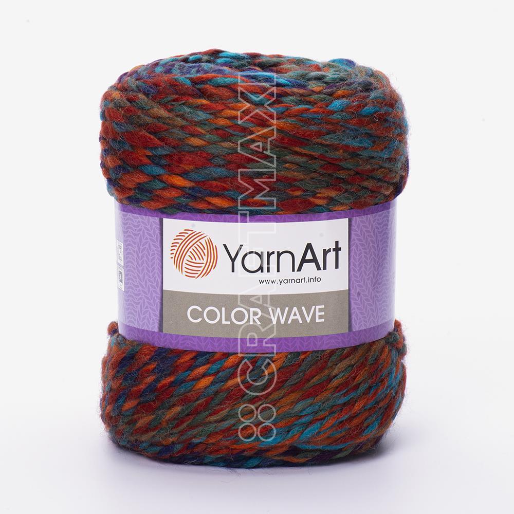 YARNART COLOR WAVE - EBRULİ EL ÖRGÜ İPİ EBRULİ - 110