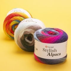 YARNART STYLISH ALPACA - EBRULİ EL ÖRGÜ İPİ EBRULİ - 7719