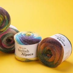 YARNART STYLISH ALPACA - EBRULİ EL ÖRGÜ İPİ