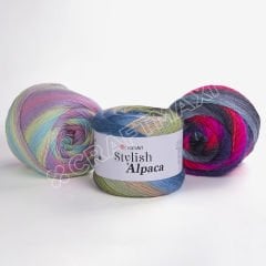 YARNART STYLISH ALPACA - EBRULİ EL ÖRGÜ İPİ