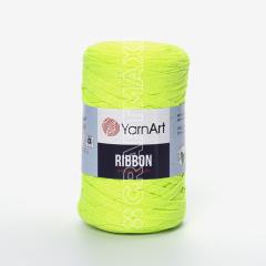 YARNART RIBBON - AKSESUAR EL ÖRGÜ İPİ FOSFORLU SARI - 801