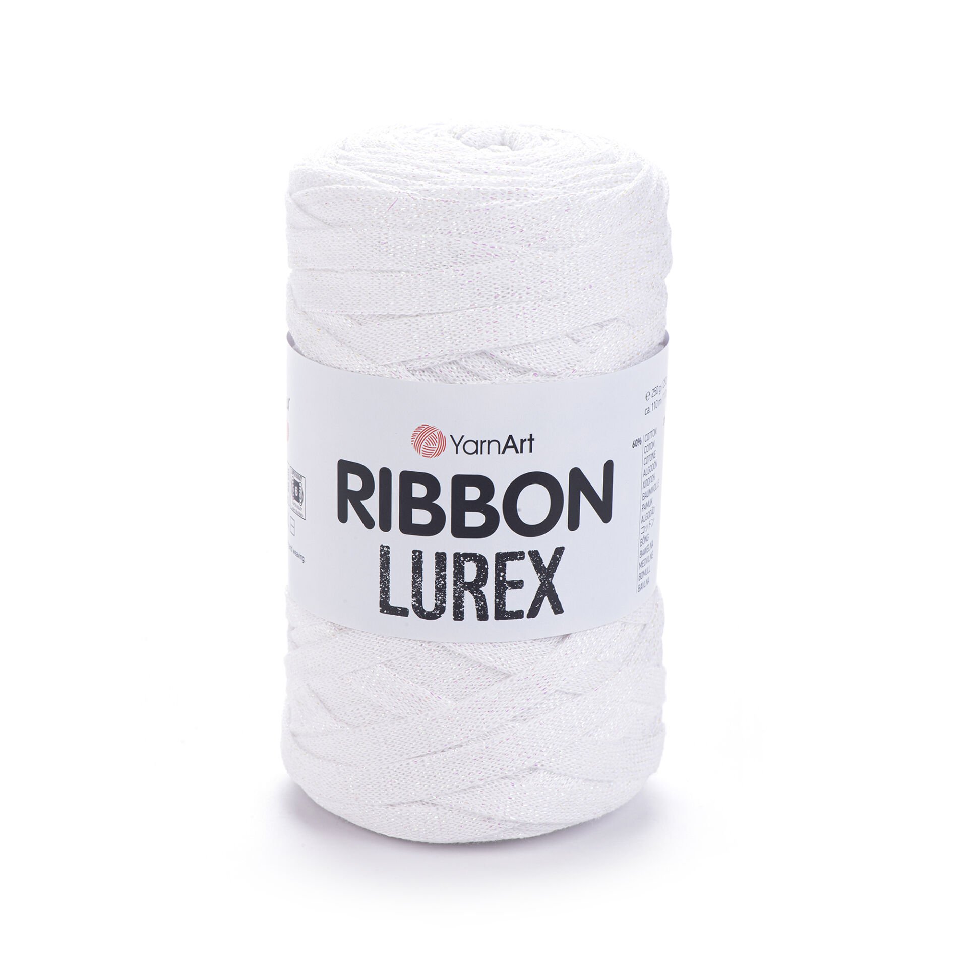 YARNART RIBBON LUREX - SİMLİ, AKSESUAR EL ÖRGÜ İPİ BEYAZ-SİMLİ - 721
