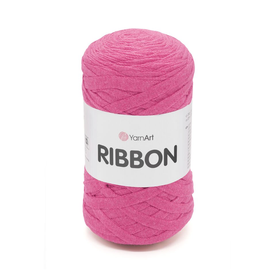YARNART RIBBON - AKSESUAR EL ÖRGÜ İPİ FOSFORLU PEMBE - 803