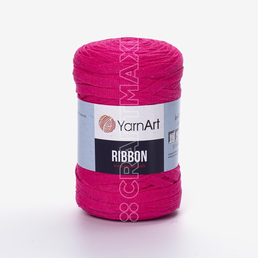 YARNART RIBBON - AKSESUAR EL ÖRGÜ İPİ FOSFORLU PEMBE - 803