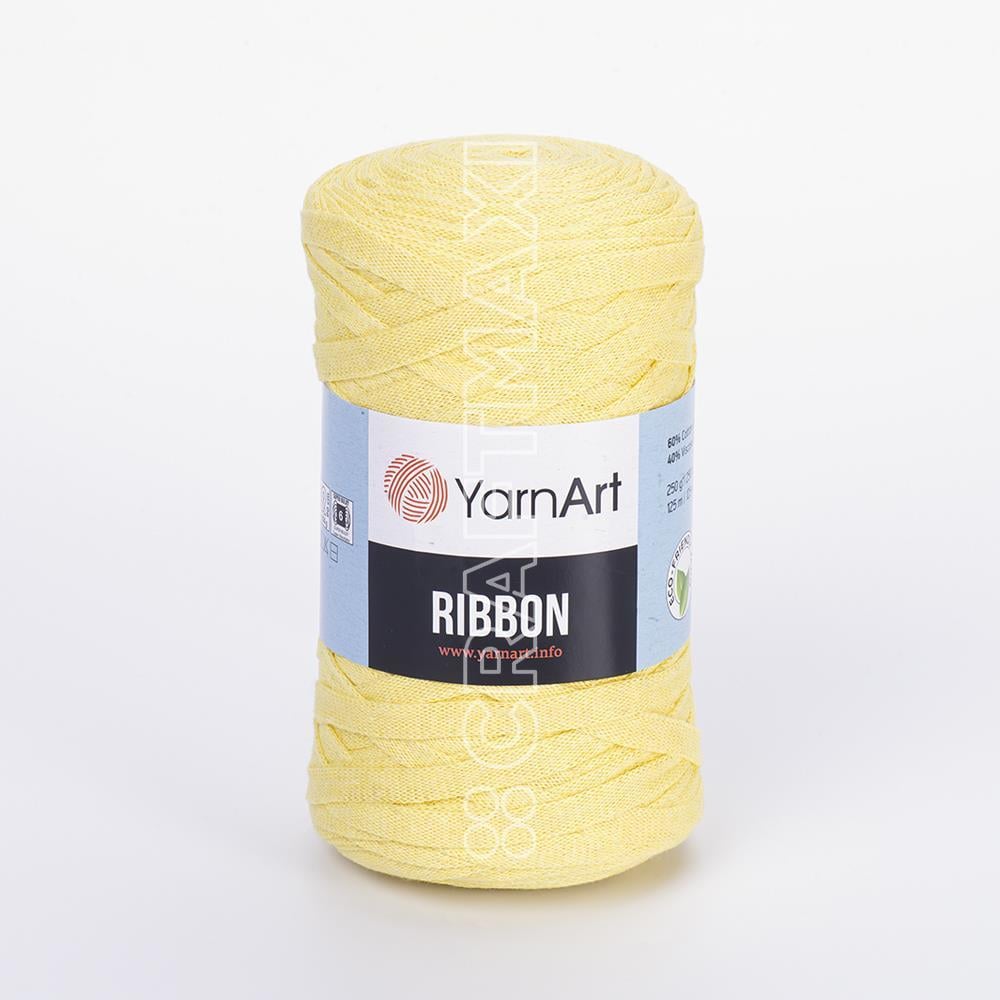 YARNART RIBBON - AKSESUAR EL ÖRGÜ İPİ AÇIK SARI - 754