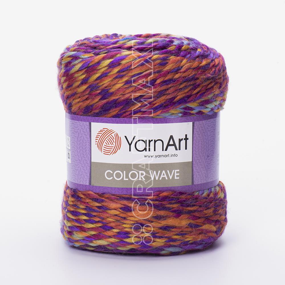 YARNART COLOR WAVE - EBRULİ EL ÖRGÜ İPİ EBRULİ - 118