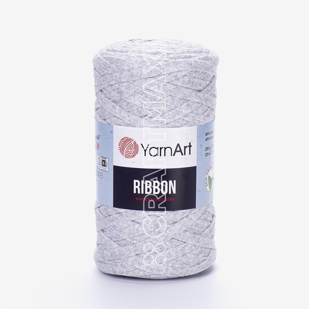 YARNART RIBBON - AKSESUAR EL ÖRGÜ İPİ KIRÇILLI AÇIK GRİ - 756