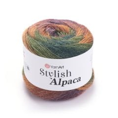 YARNART STYLISH ALPACA - EBRULİ EL ÖRGÜ İPİ EBRULİ - 7710