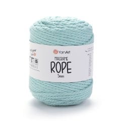 YARNART MACRAME ROPE 5 MM - MAKROME EL ÖRGÜ İPİ MİNT YEŞİLİ - 775