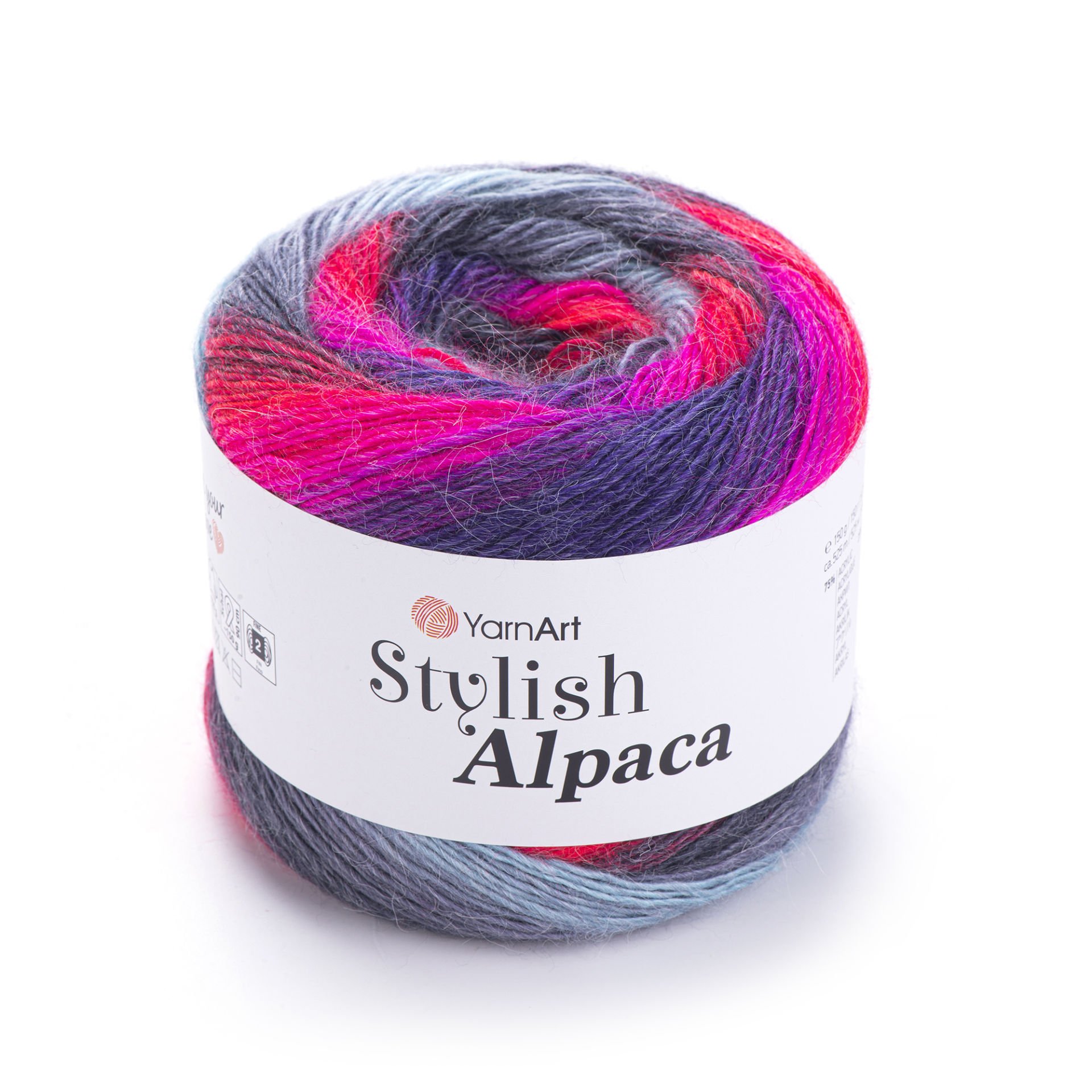 YARNART STYLISH ALPACA - EBRULİ EL ÖRGÜ İPİ EBRULİ - 7711