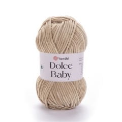 YARNART DOLCE BABY - KADİFE, BEBEK EL ÖRGÜ İPİ BEJ - 747