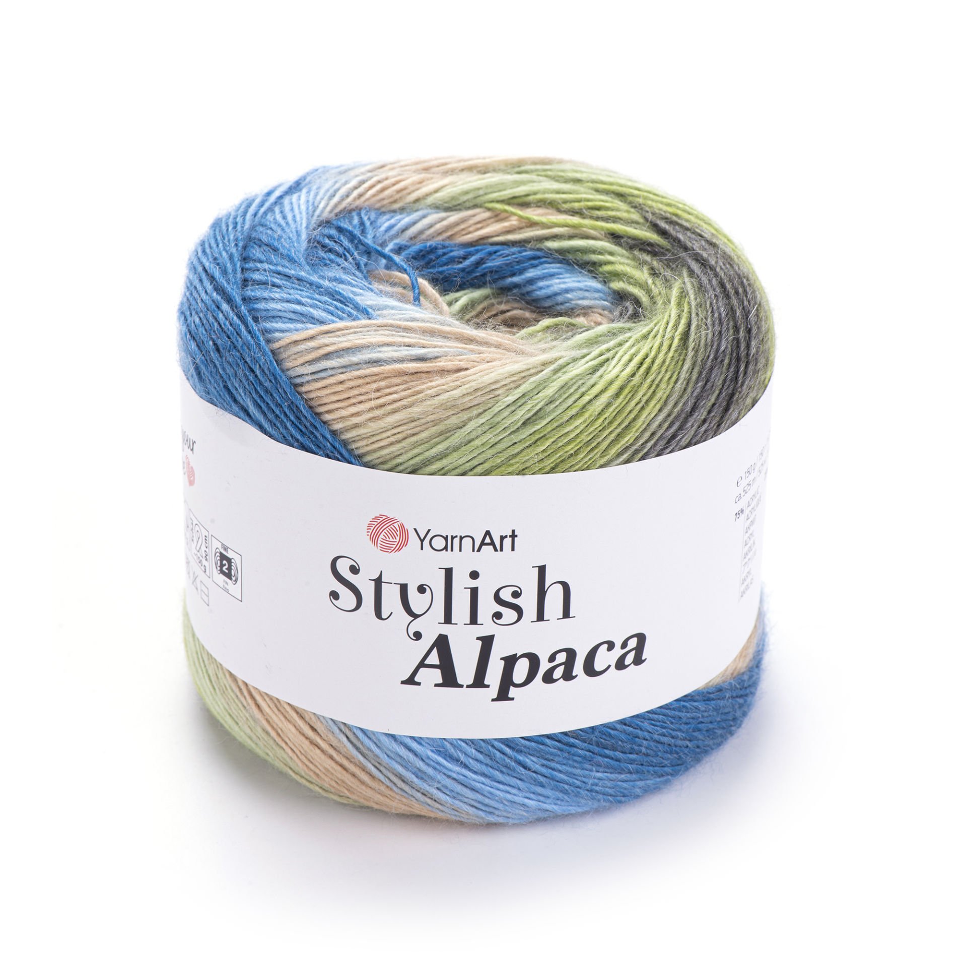 YARNART STYLISH ALPACA - EBRULİ EL ÖRGÜ İPİ EBRULİ - 7712
