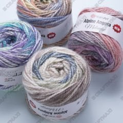 YARNART ALPINE ANGORA MELANGE NEW - EL ÖRGÜ İPİ