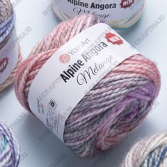 YARNART ALPINE ANGORA MELANGE NEW - EL ÖRGÜ İPİ