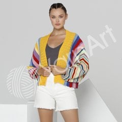 YARNART JEANS - EL ÖRGÜ İPİ BORDO - 66