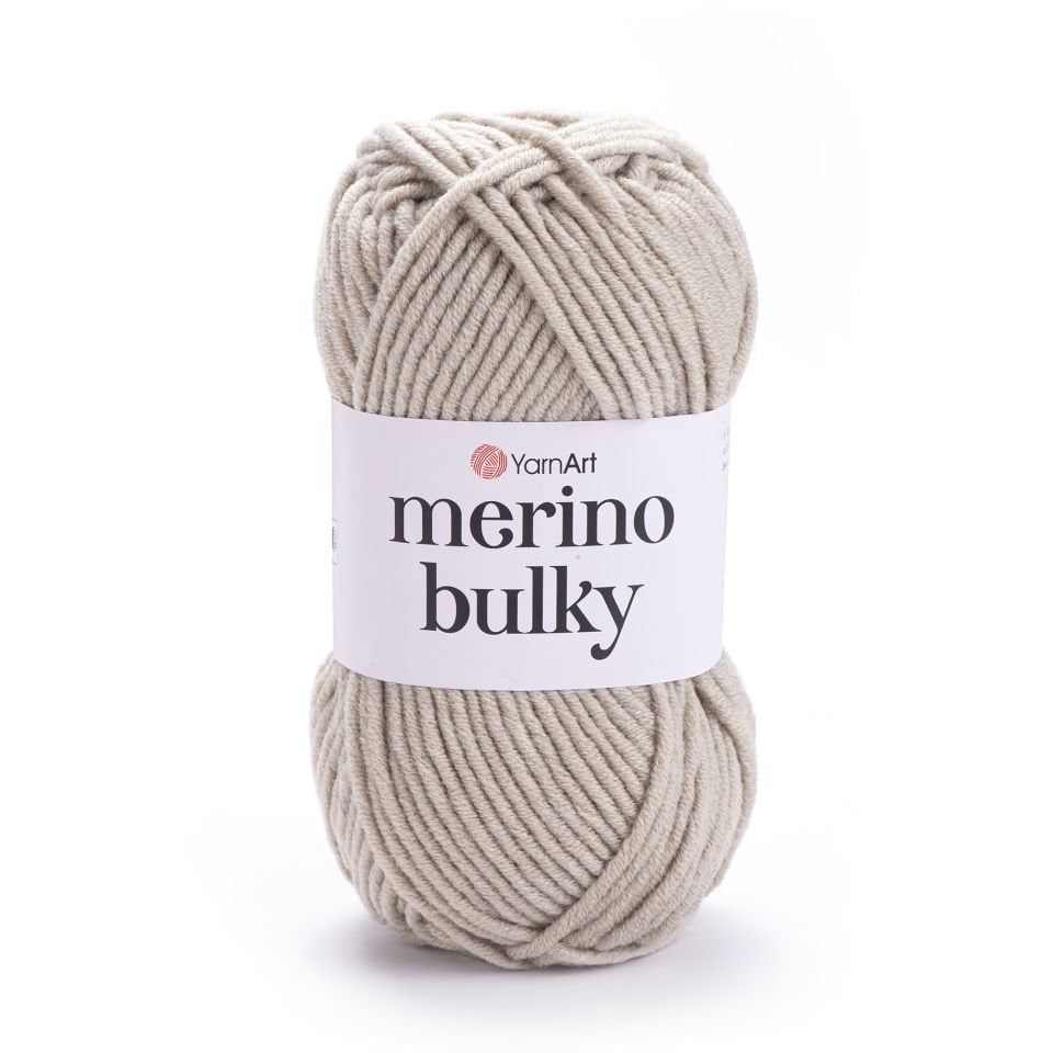 YARNART MERINO BULKY - EL ÖRGÜ İPİ AÇIK BEJ - 033