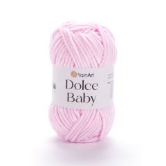 YARNART DOLCE BABY - KADİFE, BEBEK EL ÖRGÜ İPİ PEMBE - 750