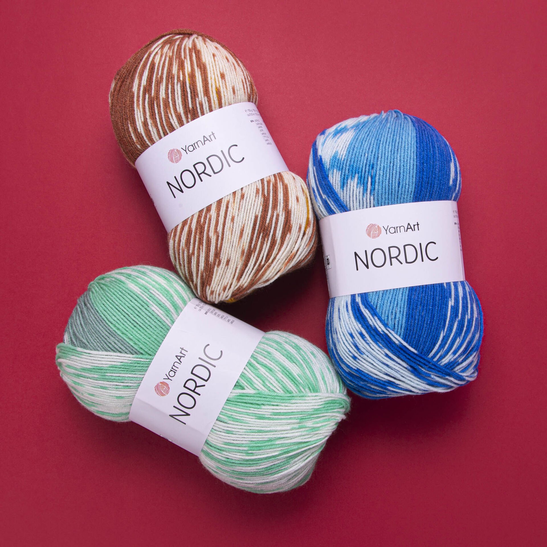 YARNART NORDIC - EBRULİ EL ÖRGÜ İPİ