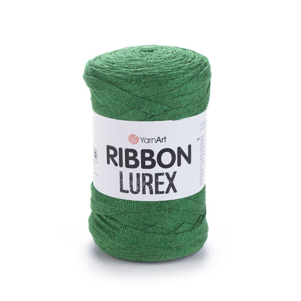 YARNART RIBBON LUREX - SİMLİ, AKSESUAR EL ÖRGÜ İPİ YEŞİL - 728