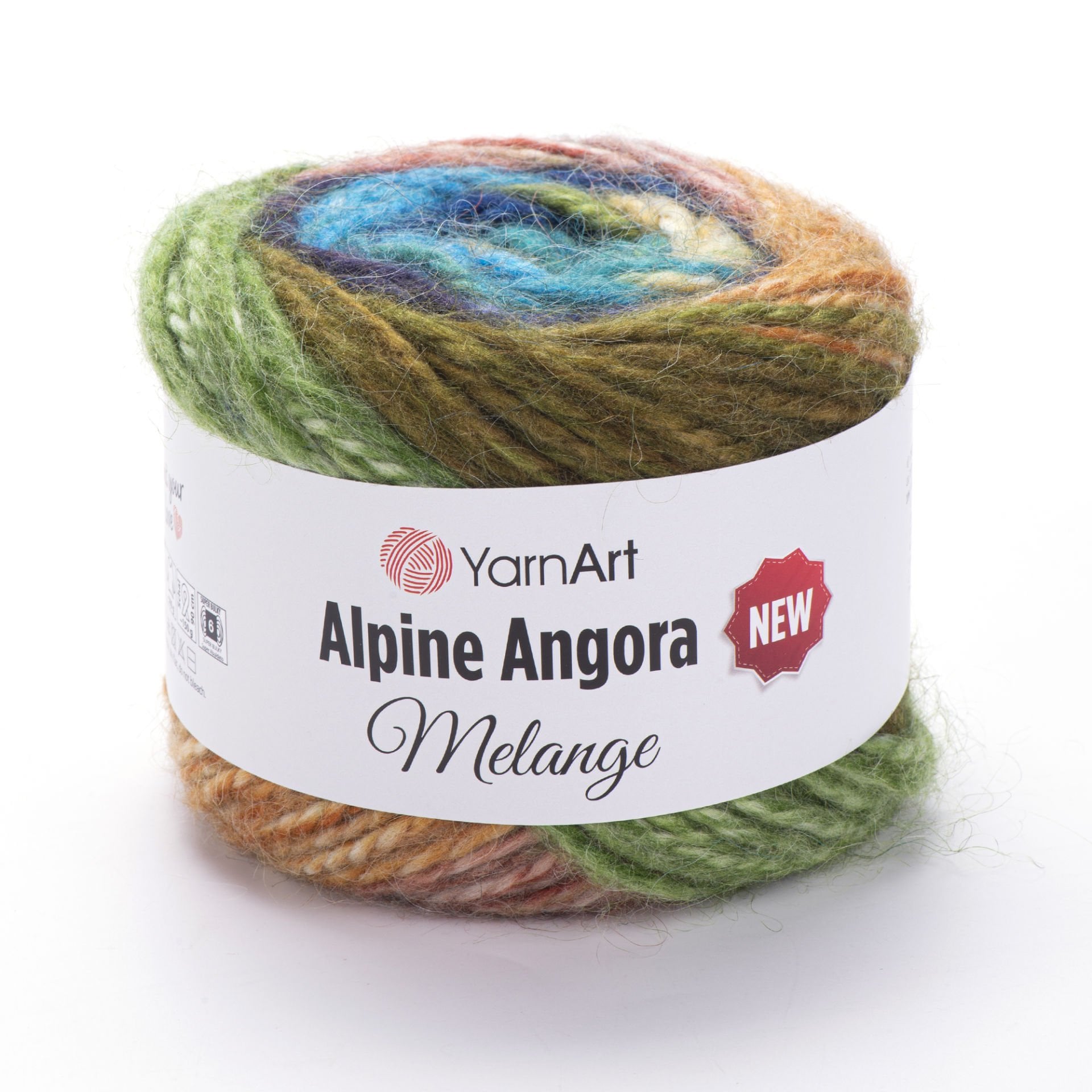 YARNART ALPINE ANGORA MELANGE NEW - EL ÖRGÜ İPİ EBRULİ - 6404