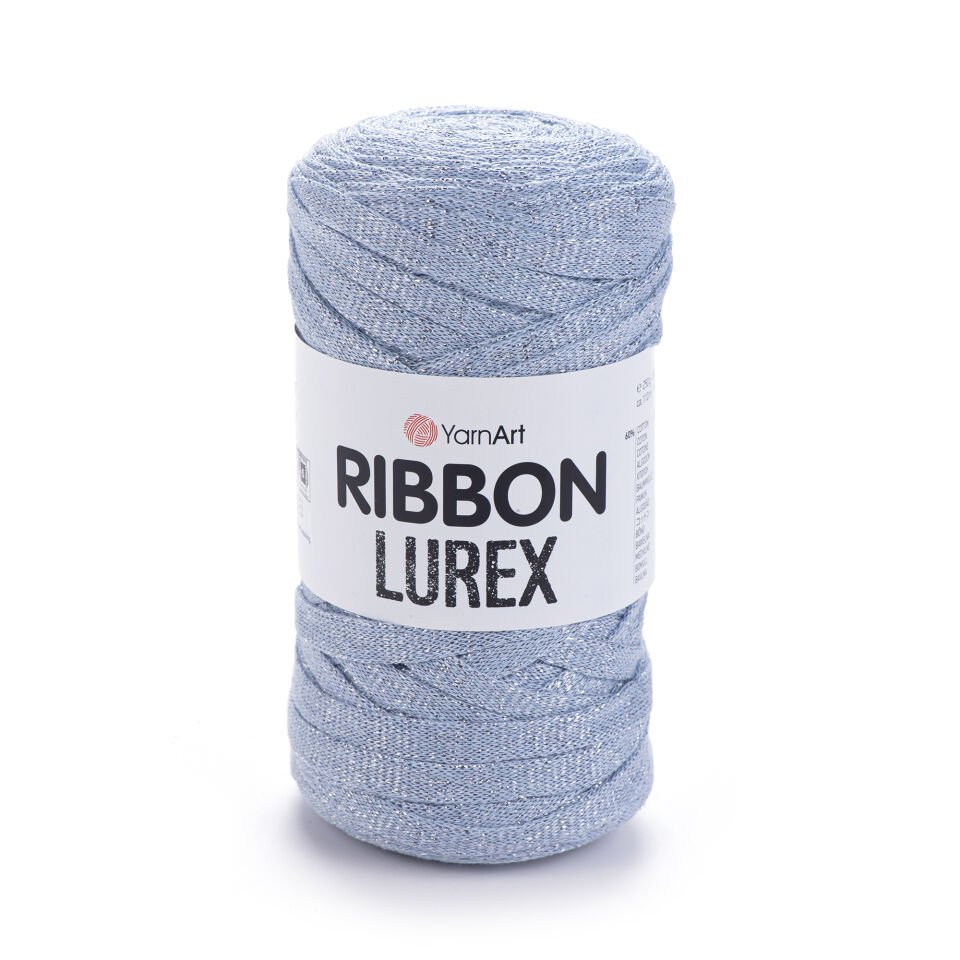 YARNART RIBBON LUREX - SİMLİ, AKSESUAR EL ÖRGÜ İPİ AÇIK MAVİ - 729
