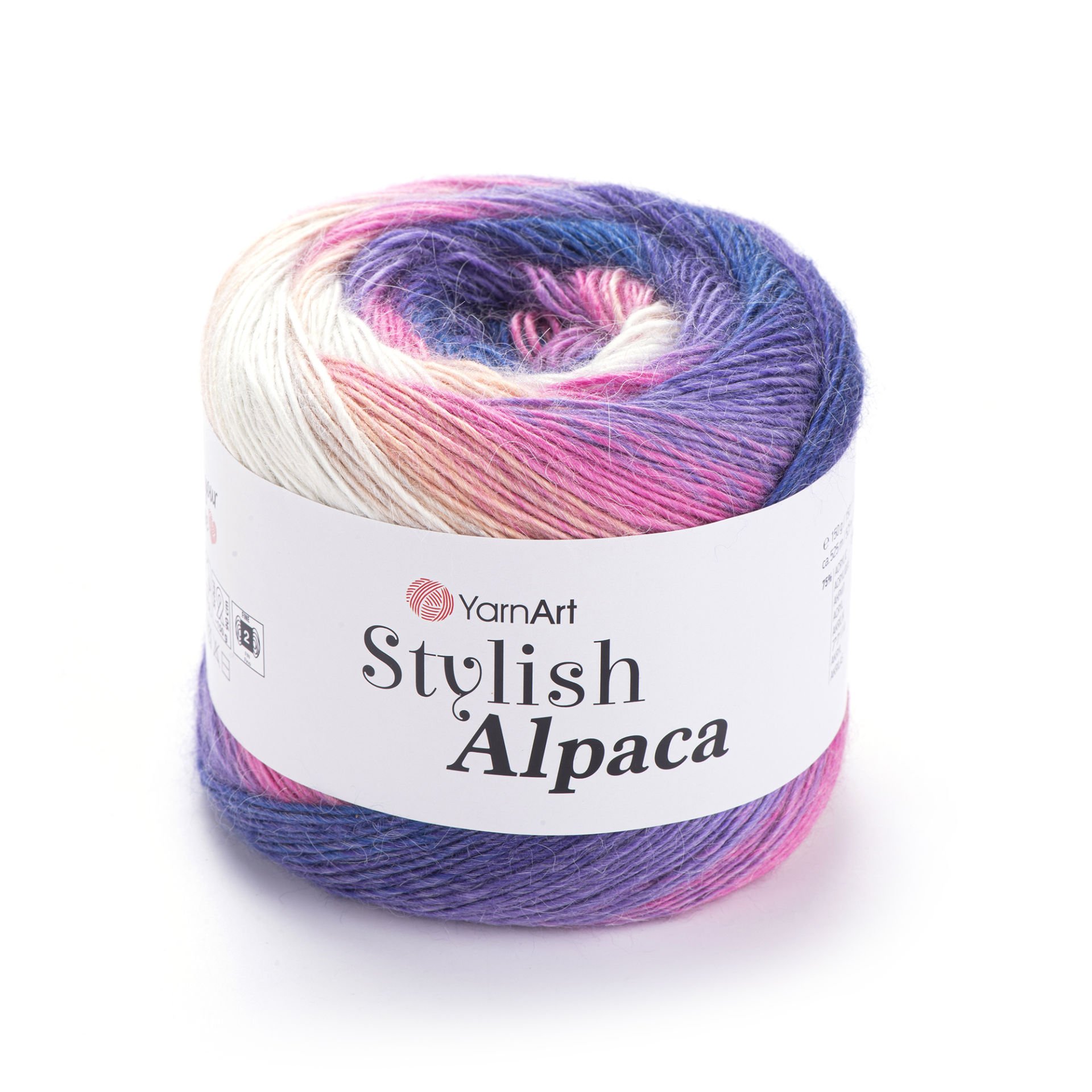 YARNART STYLISH ALPACA - EBRULİ EL ÖRGÜ İPİ EBRULİ - 7717