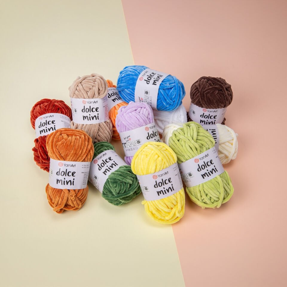 YARNART DOLCE MINI - 12 ADET ÖRGÜ İPİ