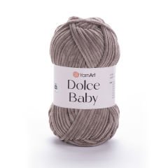 YARNART DOLCE BABY - KADİFE, BEBEK EL ÖRGÜ İPİ SÜTLÜ KAHVE - 754