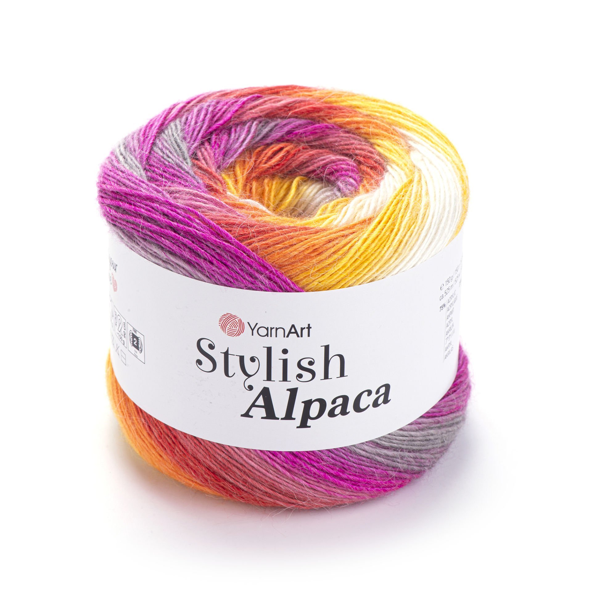 YARNART STYLISH ALPACA - EBRULİ EL ÖRGÜ İPİ EBRULİ - 7719