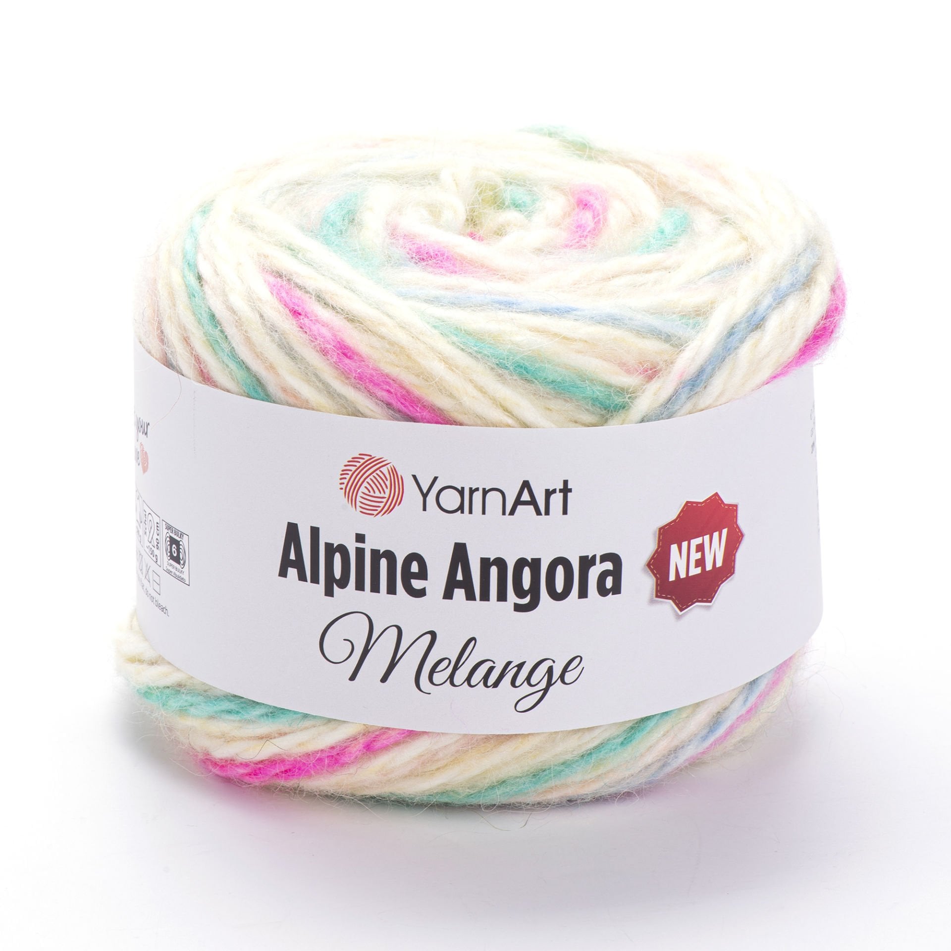 YARNART ALPINE ANGORA MELANGE NEW - EL ÖRGÜ İPİ EBRULİ - 6407