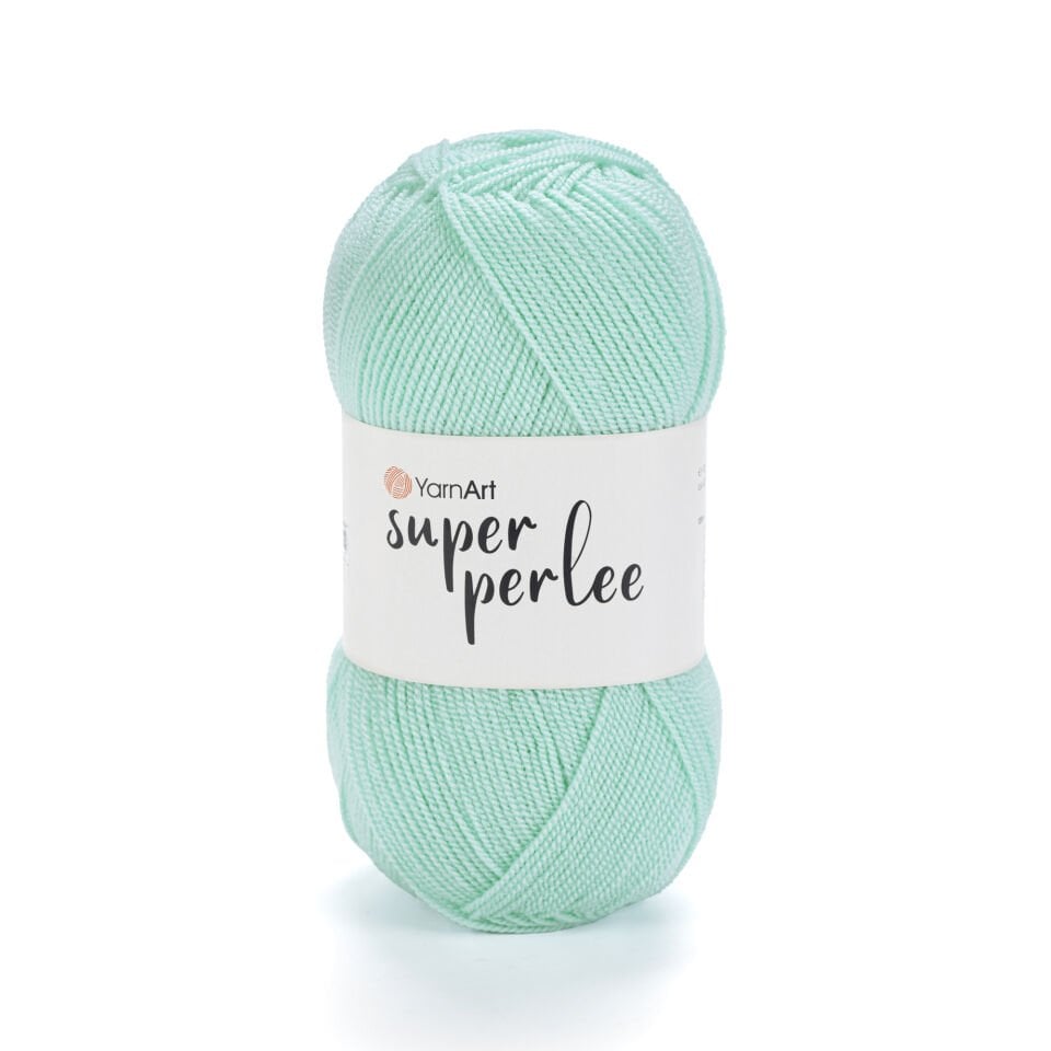 YARNART SUPER PERLEE - EL ÖRGÜ İPİ MİNT YEŞİLİ - 856