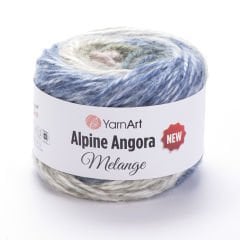 YARNART ALPINE ANGORA MELANGE NEW - EL ÖRGÜ İPİ EBRULİ - 6408