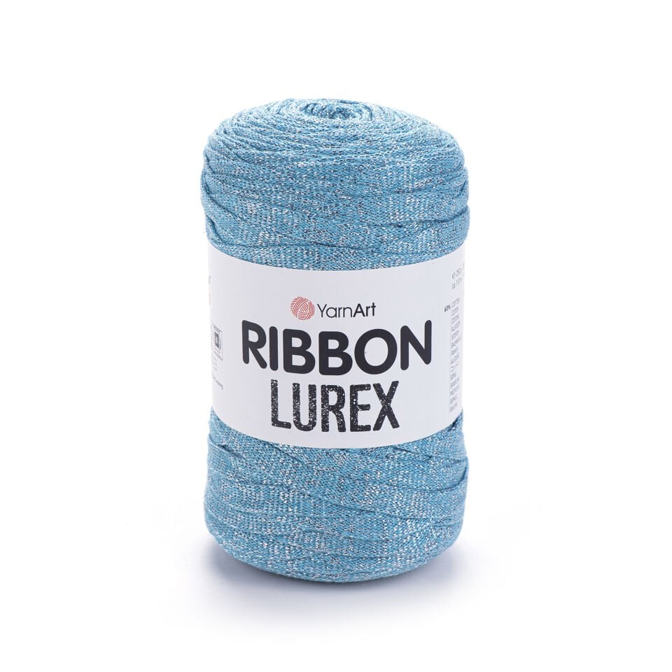 YARNART RIBBON LUREX - SİMLİ, AKSESUAR EL ÖRGÜ İPİ TURKUAZ - 733