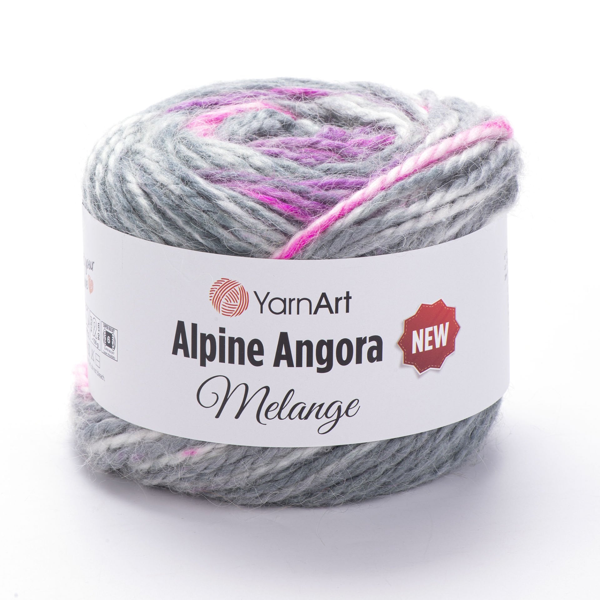 YARNART ALPINE ANGORA MELANGE NEW - EL ÖRGÜ İPİ EBRULİ - 6409