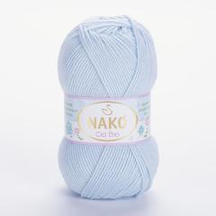 NAKO CİCİ BİO - BEBEK EL ÖRGÜ İPİ BEBE MAVİSİ - 1900