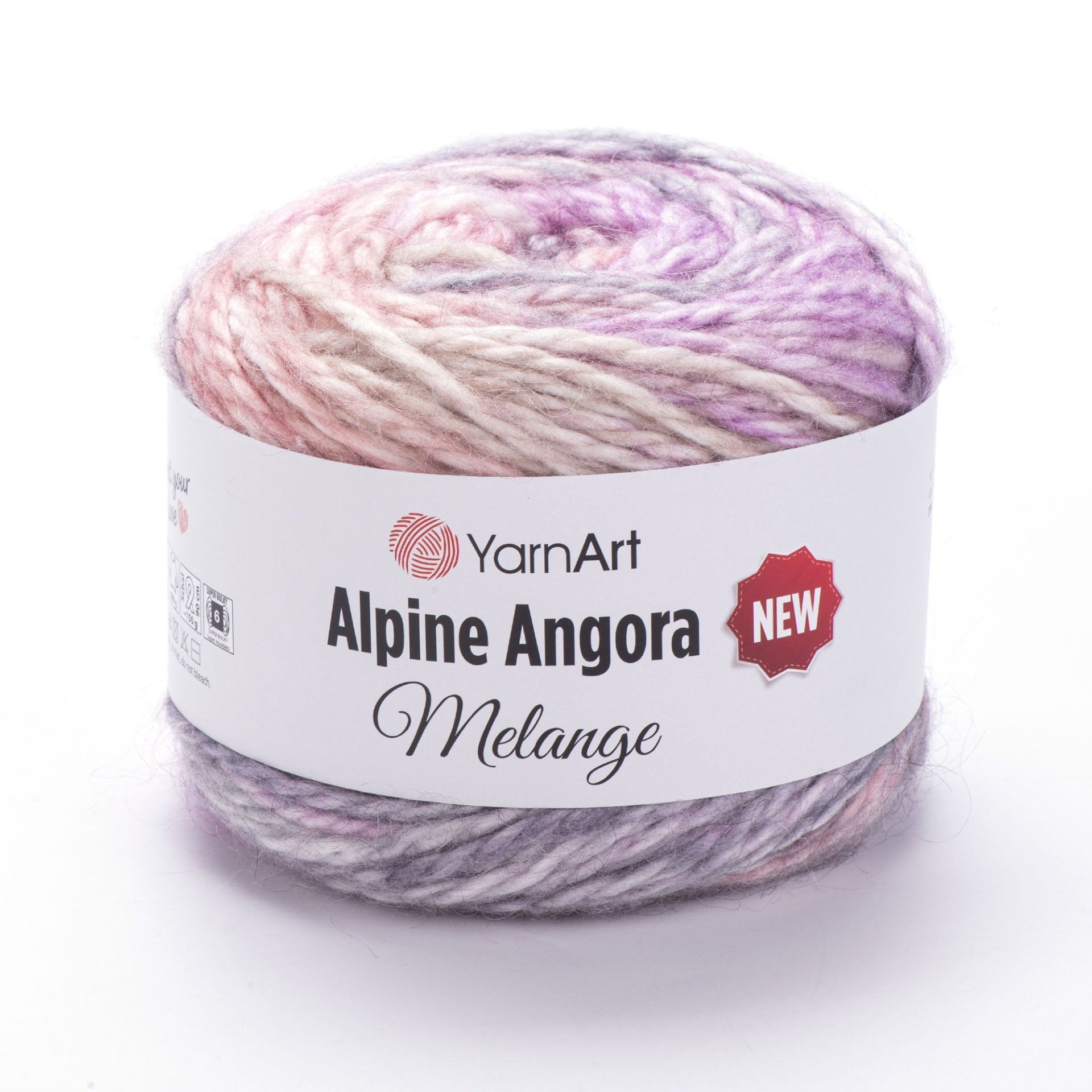 YARNART ALPINE ANGORA MELANGE NEW - EL ÖRGÜ İPİ EBRULİ - 6413