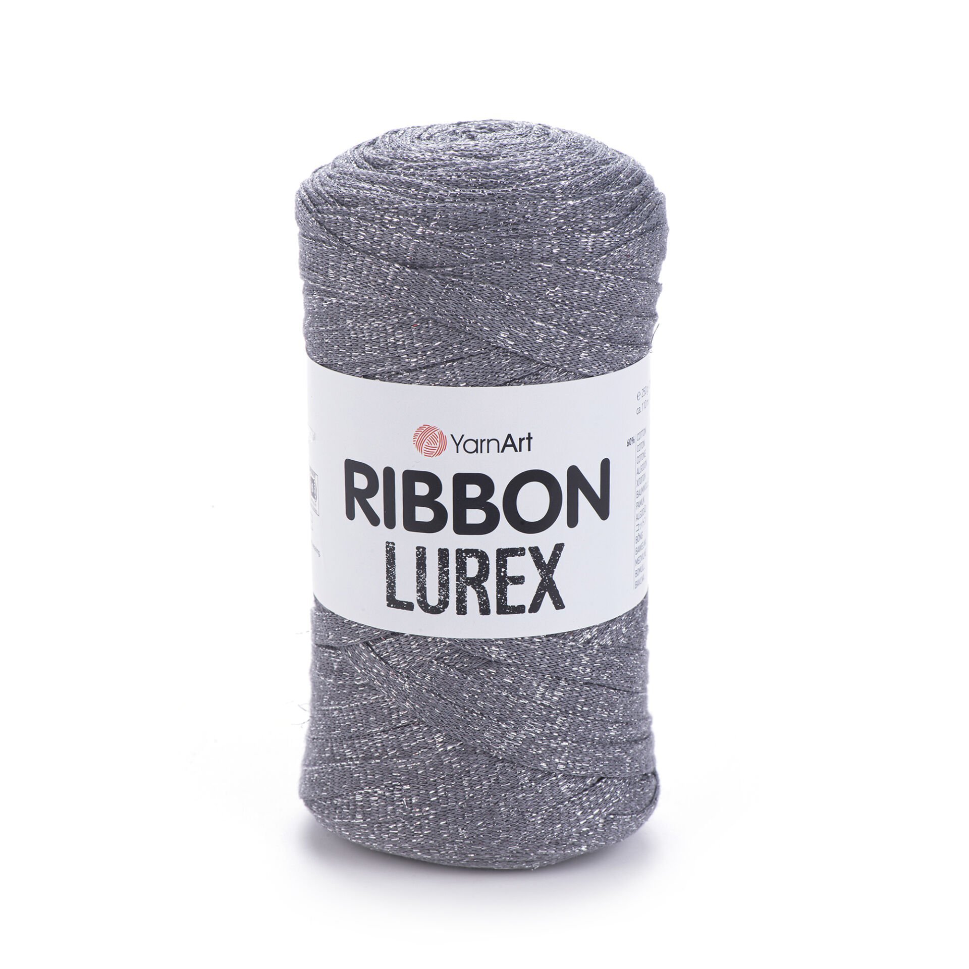 YARNART RIBBON LUREX - SİMLİ, AKSESUAR EL ÖRGÜ İPİ GRİ - 737