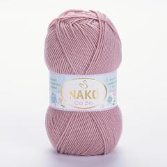 NAKO CİCİ BİO - BEBEK EL ÖRGÜ İPİ GÜL KURUSU - 11251